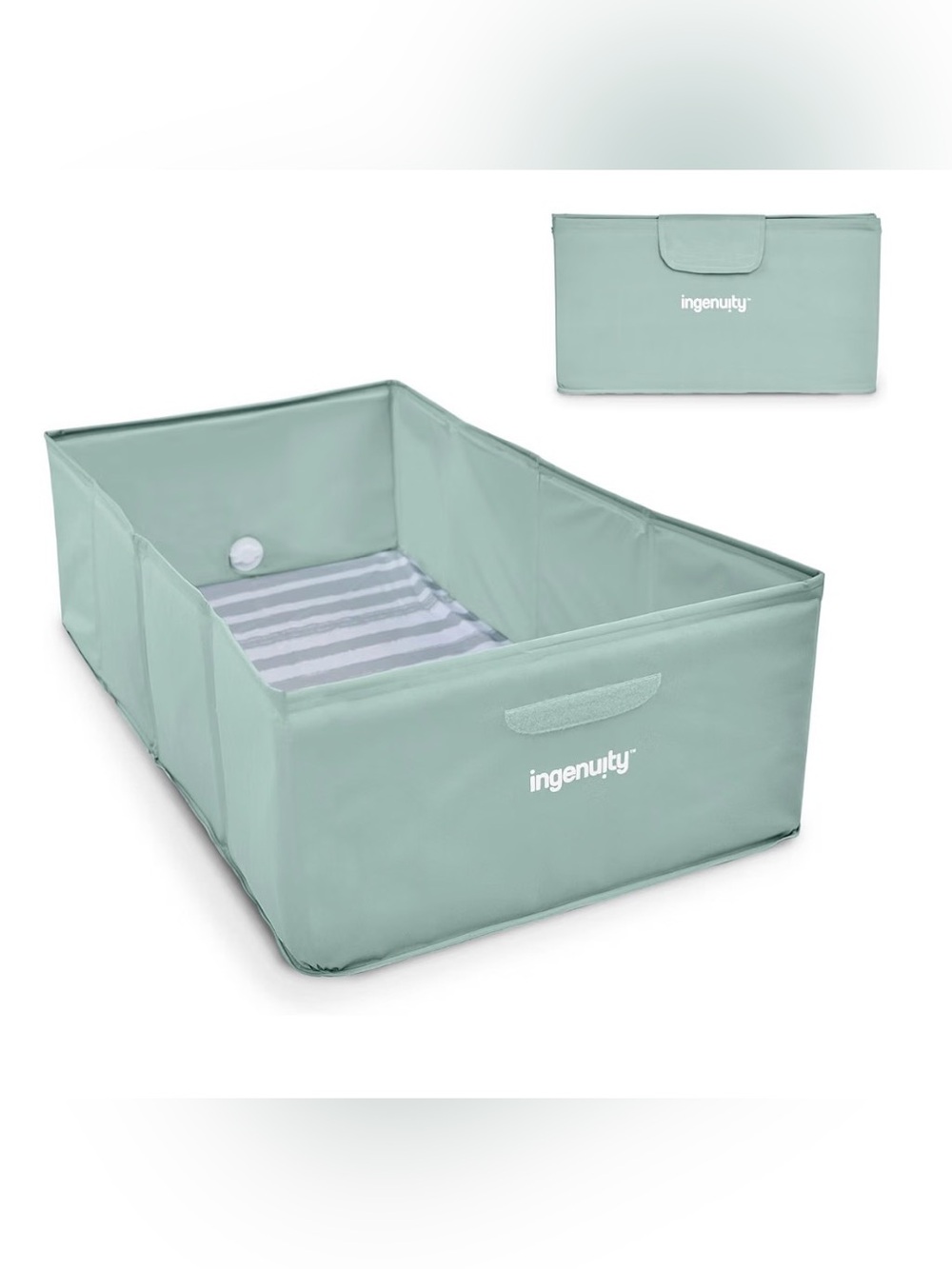 Ingenuity Tuckaway Toddler Travel Tub - Converts Shower To Tub - Folds To Store